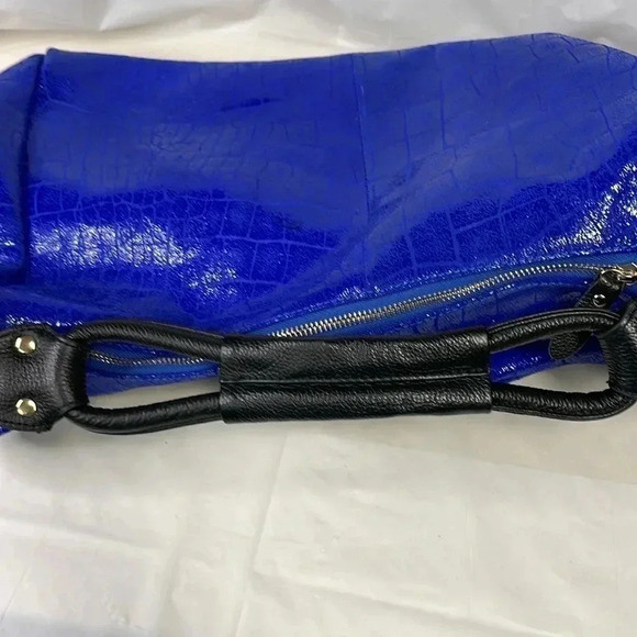 LOLA BERNARD-NEW INDIGO Blue LTR LG. Satchel - Picture 4 of 6